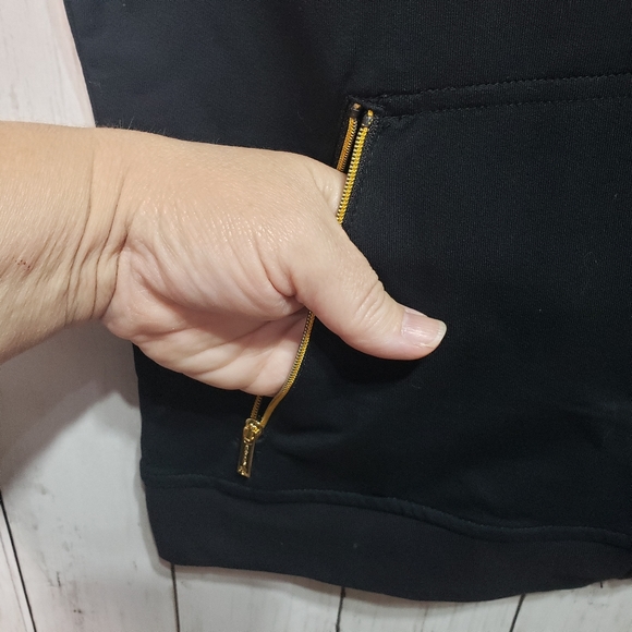 Ralph Lauren Active Women's Full Zip Black Jacket Gold Accents Size Small. - Picture 6 of 7